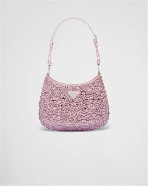 pink bedazzled prada bag|Prada cleo bag.